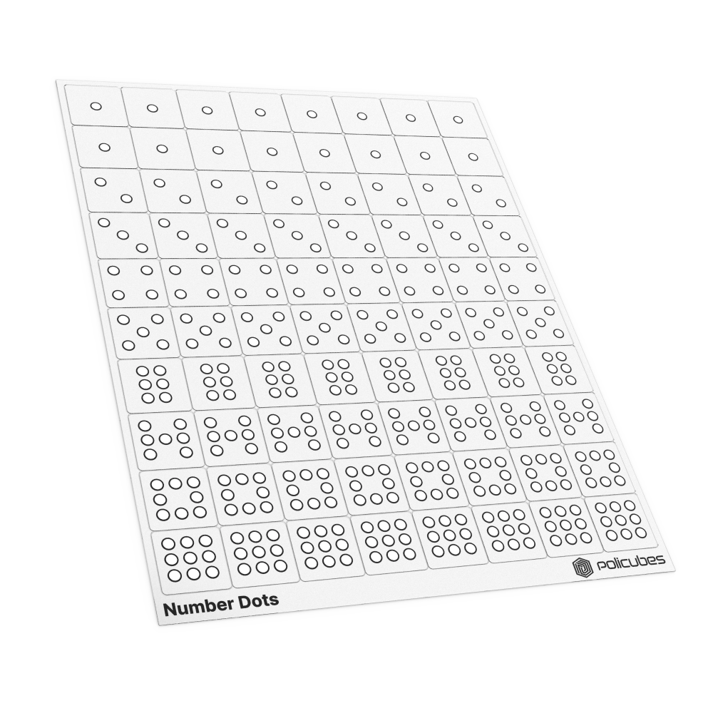 Number Dots / Dice Labels