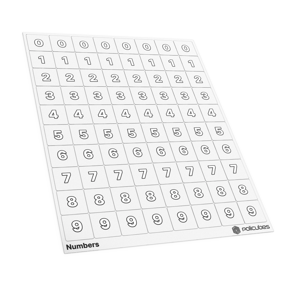 Letters, Numbers, and Symbols Labels