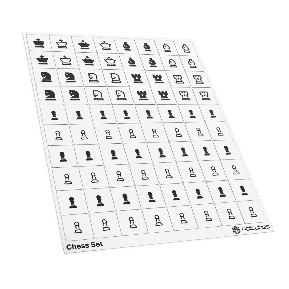 Chess Labels – Policubes