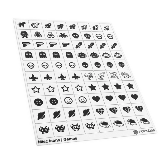 Icons and Games Labels #1